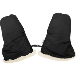 Altabebe Lammfell Handwärmer Für Kinderwagen Nordkap Schwarz