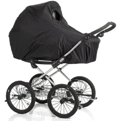 BabyDan Regenschutz Für Kinderwagen Schwarz