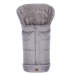 Fillikid Winterfußsack K2 Soft Pongee Hellgrau Melange
