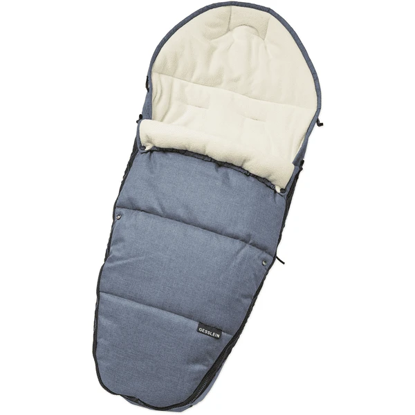 GESSLEIN Fußsack Sleepy, Eisblau Meliert 3 GESSLEIN Fußsack Sleepy, Eisblau Meliert
