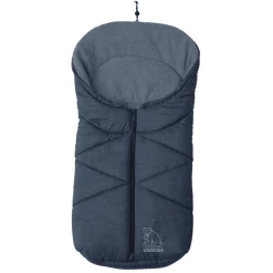 Heitmann Fußsack Für Babyschale Und Kinderwagen Eisbärchen Blau-meliert