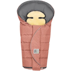 Odenwälder Fußsack Lammy Lux Fashion Modern Blizzard Rust