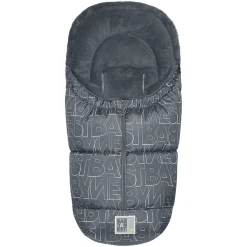 Odenwälder Fußsack Levi Fashion Letters BabyNest Silver-grey