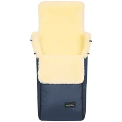 Odenwälder Lammfell-Fußsack Paul Marine